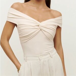 Abercrombie and Fitch Off the Shoulder Twist Top